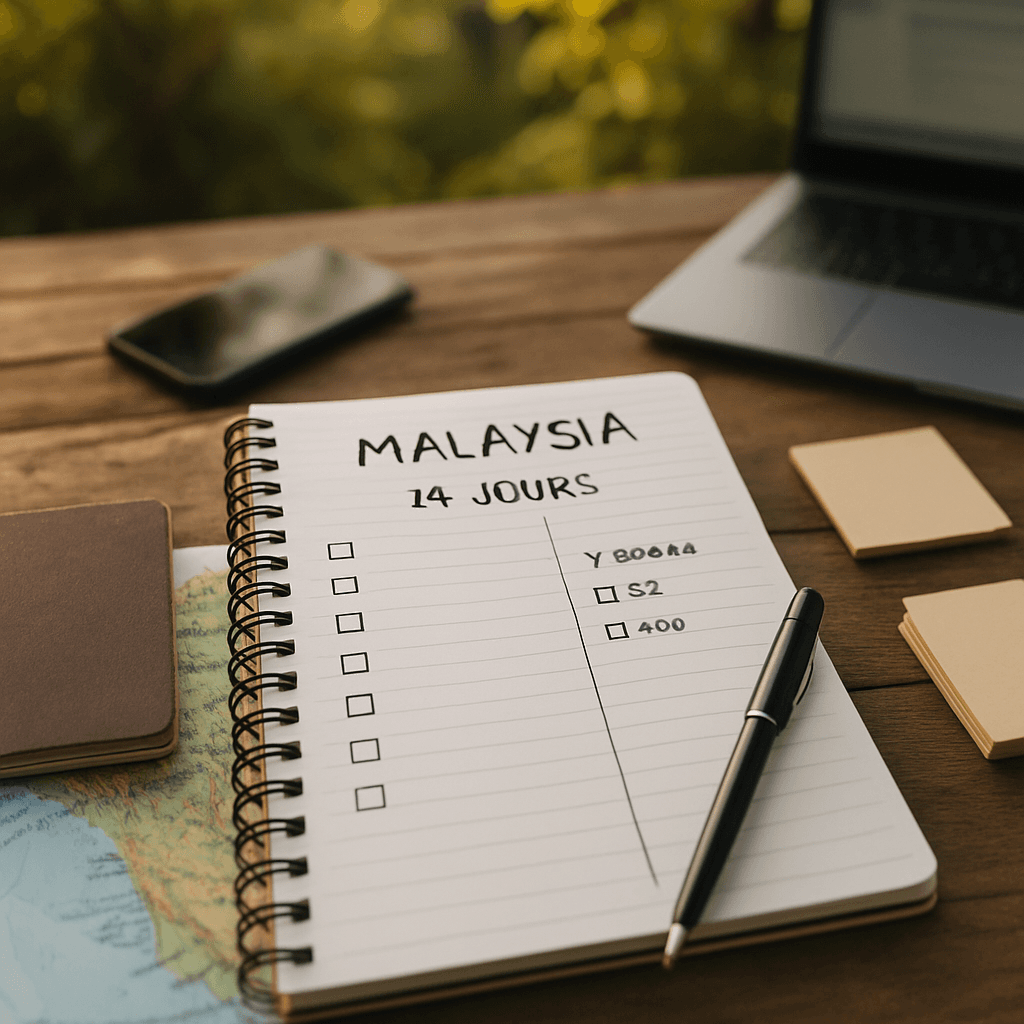 Itinéraire Malaisie 14 jours : étapes + checklists